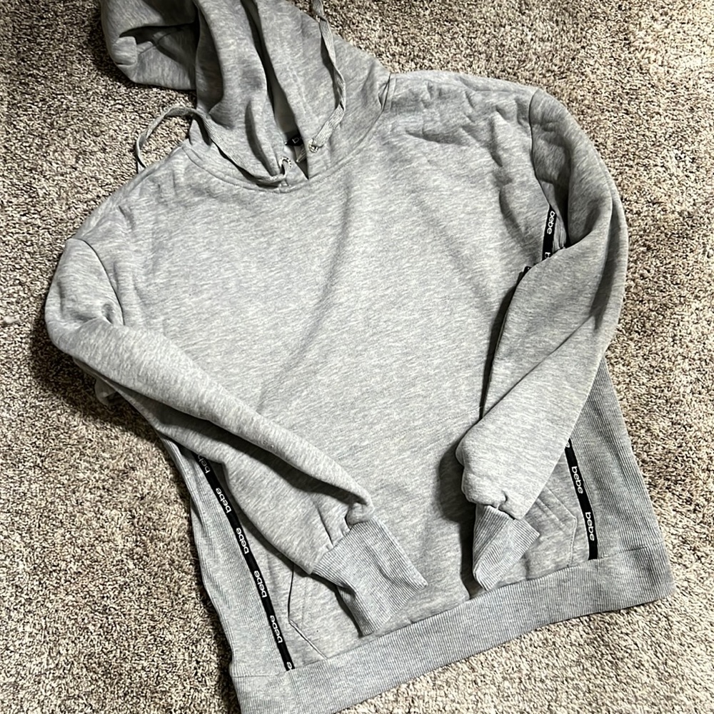Bebe Womens sport mini logo hoodie